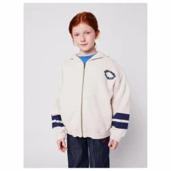 Sale Bobo Choses Sweat Capuche Tic Tac Toe Coton Bio | Beige chiné