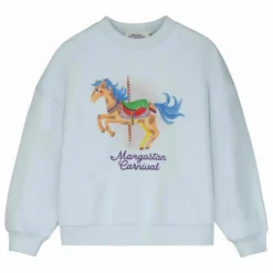 Sale Maison Mangostan Sweat Carnival Coton Bio | Bleu