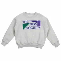 the new society Sweat Cesar Coton Bio | Gris chiné Online