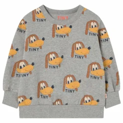 Tinycottons Sweat Chiens Coton Bio | Gris Outlet