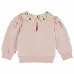 Emile et Ida Sweat Col Claudine Coton Bio | Rose