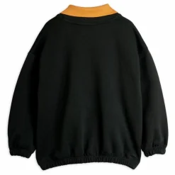 Mini Rodini Sweat Col Panther Coton Bio | Noir Online