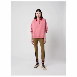 Bobo Choses Sweat Col Polo Oversize Colour Block Coton Bio - Collection Femme | Rose Sale
