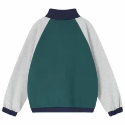 Enfant Cos I Said So Sweats|Sweats|Sweat Col Zippé Colorblock Coton Bio |