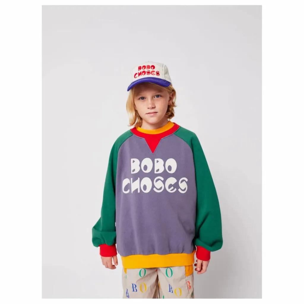 Enfant Bobo Choses Sweats|Sweats|Sweat Colorblock Coton Bio |