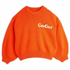 Best Mini Rodini Sweat Coucou Manches Ballon Coton Bio | Rouge