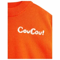 Best Mini Rodini Sweat Coucou Manches Ballon Coton Bio | Rouge