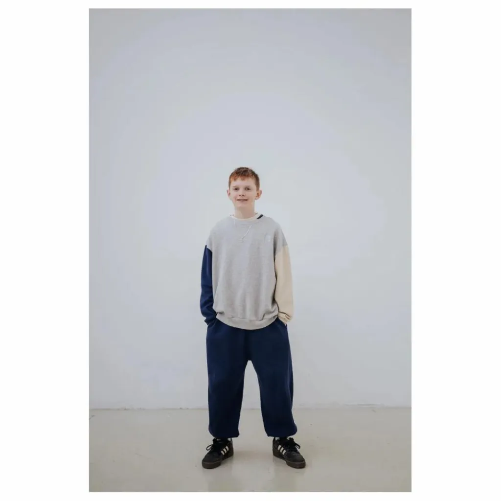 Enfant Repose AMS Sweats|Sweats|Sweat Cozydrop Tricolore Coton Bio |