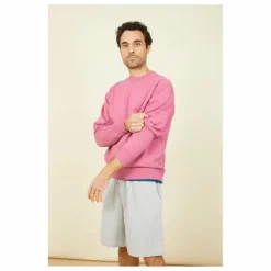SMALLABLE BASICS Sweat Crewneck Homme Molleton Bio | Vieux Rose Best