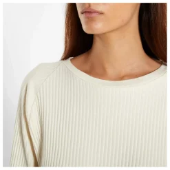 Online Baserange Sweat Côtelé Basic Coton Bio | Blanc cassé