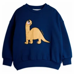 Mini Rodini Sweat Dino Coton Bio | Bleu marine