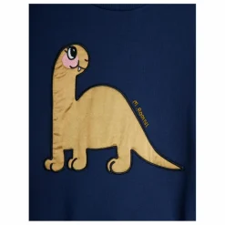 Mini Rodini Sweat Dino Coton Bio | Bleu marine