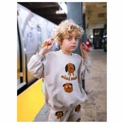 Enfant Mini Rodini Sweat Doggies Coton Bio |