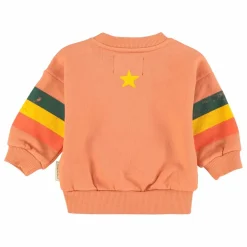 Piupiuchick Sweat Etoile Coton Bio | Corail