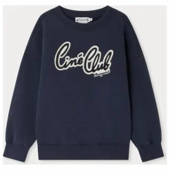 Sale Bonpoint Sweat Eugenien Molleton Coton Bio | Bleu marine