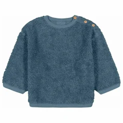 Studio Bohème Sweat Façon Sherpa Ours Coton Bio | Bleu gris Discount