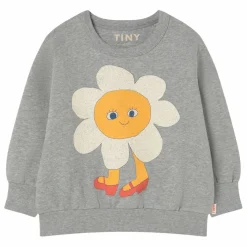 Enfant Tinycottons Sweats|Sweat Fleur Coton Bio |