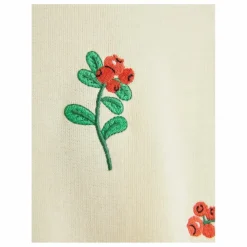 Mini Rodini Sweat Fleuri Coton Bio | Ecru Outlet