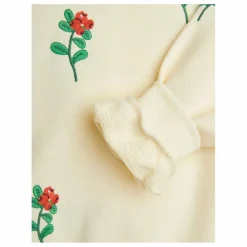 Mini Rodini Sweat Fleuri Coton Bio | Ecru Outlet
