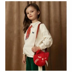 Mini Rodini Sweat Foulard Coton Bio | Ecru Discount