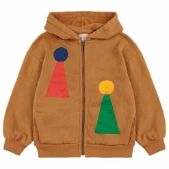 Bobo Choses Sweat Fourré à Capuche Coton Bio | Marron Sale