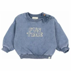 Online Búho Sweat Fun Bébé Coton Bio | Indigo