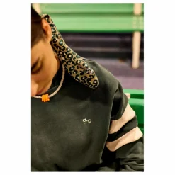 a.p Sweat Graciette Coton Bio | Vert forêt