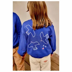 Arsène et Les Pipelettes Sweat Gwendale Coton Bio | Bleu Online