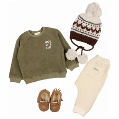 Búho Sweats|Sweats|Sweat Hey Bébé Eponge Bio |