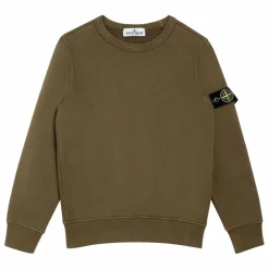 Stone Island Sweat Logo | Vert kaki Outlet