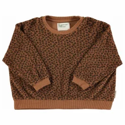 Enfant Piupiuchick Sweat Léopard Eponge Coton Bio |
