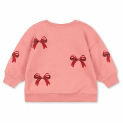 Enfant Konges Sløjd Sweats|Sweats|Sweat Lou Nœuds Coton Bio |