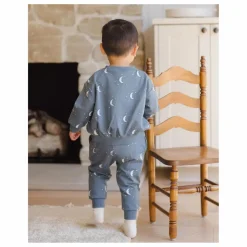 Online Quincy Mae Sweat Lunes Coton Bio | Bleu gris