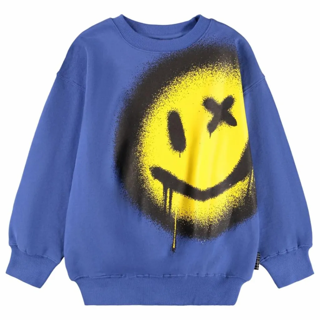 Online Molo Sweat Mar Coton Bio | Bleu