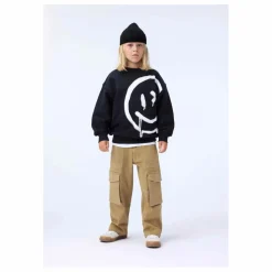 Molo Sweat Mar Smiley Coton Bio | Noir Clearance