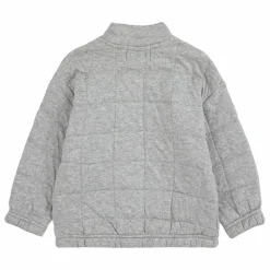 Hot Bobo Choses Sweat Matelassé Train | Gris chiné