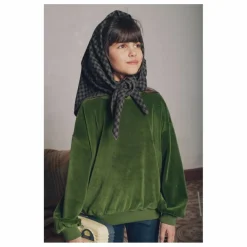 Discount Marlot Paris Sweat Maxime Velours | Vert