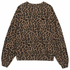 Sale Anine Bing Sweat Miles Léopard | Noir