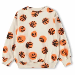 Enfant Molo Sweat Monti Basketball Coton Bio |