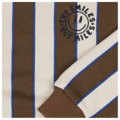 Tumble N'Dry Sweat Motivation Rayé Coton Bio | Marron