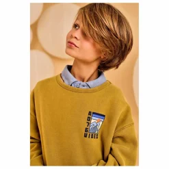 Outlet AO76 Sweat Oscar Vibes Coton Bio | Jaune vert