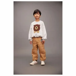 Sale Mini Rodini Sweat Ours Coton Bio | Gris