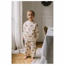 Enfant Studio Bohème Sweat Ours Noël Coton Bio |