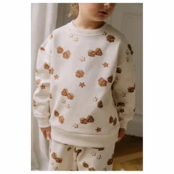 Enfant Studio Bohème Sweat Ours Noël Coton Bio |