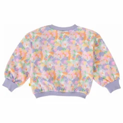 Enfant Goldie + Ace Sweat Pastel Bouquet Eponge | Lilas