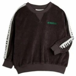 Sale Mini Rodini Sweat Piano Eponge Bio | Noir