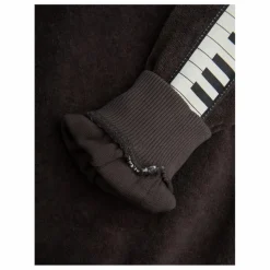 Sale Mini Rodini Sweat Piano Eponge Bio | Noir