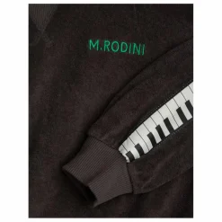 Sale Mini Rodini Sweat Piano Eponge Bio | Noir