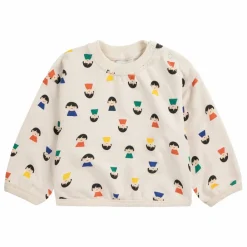 Bobo Choses Sweat Pions Coton Bio | Ecru Clearance