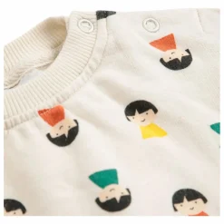 Bobo Choses Sweat Pions Coton Bio | Ecru Clearance
